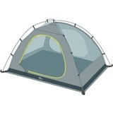 Jack Wolfskin Kuppelzelt REAL DOME LITE II, Tienda de campaña plateado