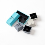 Keychron PBT-18, Cubierta de teclado gris/Turquesa