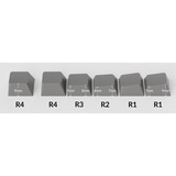 Keychron PBT-18, Cubierta de teclado gris/Turquesa
