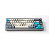 Keychron PBT-18, Cubierta de teclado gris/Turquesa