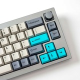 Keychron PBT-18, Cubierta de teclado gris/Turquesa