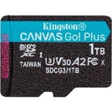 Kingston Canvas Go! Plus 1 TB microSDXC, Tarjeta de memoria negro