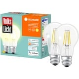 LEDVANCE VolksLicht lámpara LED 60 W E27 E 60 W, 60 W, E27, 15000 h, Blanco cálido
