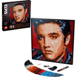 LEGO ART 31204 Elvis Presley ''El Rey'', Manualidades para Adultos, Juegos de construcción Manualidades para Adultos, Juego de construcción, 18 año(s), Plástico, 3445 pieza(s), 1,66 kg