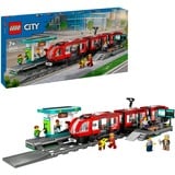 LEGO City Tranvía y Estación del Centro, Juegos de construcción Juego de construcción, 7 año(s), Plástico, 811 pieza(s), 1,65 kg