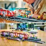 LEGO Tranvía y Estación del Centro, Juegos de construcción Juego de construcción, 7 año(s), Plástico, 811 pieza(s), 1,65 kg