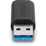 Lindy Adaptador USB 3.2 Tipo A a C negro