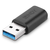 Lindy Adaptador USB 3.2 Tipo A a C negro