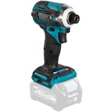 Makita Llave de impacto a batería TD001GZ XGT, 40 voltios, Tornillo de percusión azul/Negro