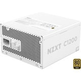NZXT C1200 Gold ATX 3.1, Fuente de alimentación de PC blanco