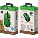 Razer Cobra - Minecraft Edition, Ratones para gaming verde/Negro
