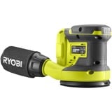 Ryobi ONE+ Lijadora excéntrica a batería RROS18-0, 18Volt, Lijadora orbital verde/Negro