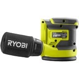 Ryobi ONE+ Lijadora excéntrica a batería RROS18-0, 18Volt, Lijadora orbital verde/Negro