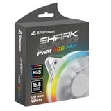 Sharkoon Ventilador SHARK Blades PWM RGB blanco