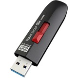 Team Group C212 unidad flash USB 256 GB USB tipo A 3.2 Gen 2 (3.1 Gen 2) Negro, Lápiz USB negro/Rojo, 256 GB, USB tipo A, 3.2 Gen 2 (3.1 Gen 2), 600 MB/s, Deslizar, Negro
