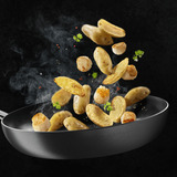 Tefal Sartén Hard Titanium Pro, Ø 20cm, Pan negro