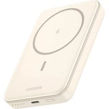 UGREEN Powerbank magnética inalámbrica 5000mAh, Banco de potencia beige