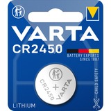 Varta -CR2450 Pilas domésticas, Batería Batería de un solo uso, CR2450, Litio, 3 V, 1 pieza(s), 560 mAh