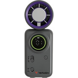 Verbatim Cool 'n' Go Ice Touch Mini, Ventilador gris/Lila