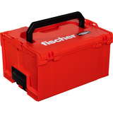 fischer 508138, Caja de herramientas rojo/Negro
