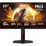 AOC AGON 25G4ZR, Monitor de gaming negro (mate)