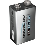 Ansmann 9V E-Block Batería de un solo uso Litio plateado, Batería de un solo uso, Litio, 10,8 V, 1 pieza(s), Plata, 6AM6