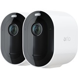 Arlo Pro 4 Caja Cámara de seguridad IP Interior y exterior 2560 x 1440 Pixeles, Cámara de vigilancia blanco, Cámara de seguridad IP, Interior y exterior, Inalámbrico, FCC, CE, IC, EU RoHS, EU-REACH, EuP1275, WERCS, Negro, Blanco, Caja