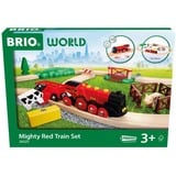 BRIO World Rote Lola Set de tren granja, Ferrocarril 