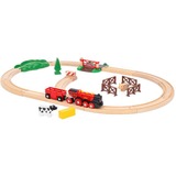 BRIO World Rote Lola Set de tren granja, Ferrocarril 