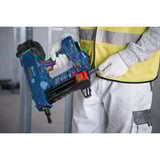 Bosch GNB 18V-38 Professional Pistola de clavos Batería, Nagler azul/Negro, Pistola de clavos, Cargador recto, Negro, Azul, 1,3 cm, 3,8 cm, 96 dB