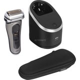 Braun Series 9 Pro+ 9565cc Wet & Dry Máquina de afeitar de láminas Recortadora Metálico acero fino/Negro, Máquina de afeitar de láminas, Metálico, Batería, Ión de litio, 60 min, Caja