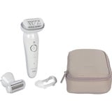 Braun Silk-épil 9 SES9-041 SensoSmart, Depiladora blanco/Plateado