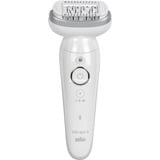 Braun Silk-épil 9 SES9-041 SensoSmart, Depiladora blanco/Plateado