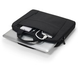 DICOTA Eco Slim Case BASE maletines para portátil 35,8 cm (14.1") Negro gris, 35,8 cm (14.1"), Tirante para hombro, 350 g