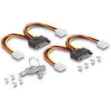 DeLOCK Marco extraíble de 3,5″ para 4 x M.2 NVMe SSD, Chasis intercambiable 