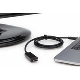 Digitus AK-300330-050-S, Cable negro