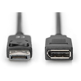 Digitus AK-340200-020-S, Cable alargador negro