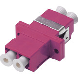 Digitus Acoplador de fibra óptica, dúplex, LC > conector LC, multimodo OM4, Embrague violeta