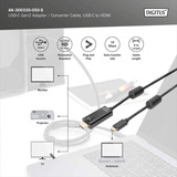 Digitus Cable adaptador USB-C a HDMI A, 4K @ 60HZ negro