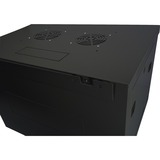 Digitus Carcasa de pared de la serie Dynamic Basic - 600 x 450 mm (an. x pr.), Armario IT negro, Bastidor de pared, 7U, 60 kg, Bloqueo del teclado, 15 kg, Negro