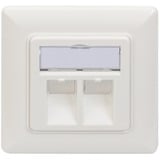 DN-93801-1 toma de corriente RJ-45 Blanco, Caja de conexiones