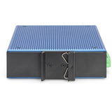 Digitus Switch Gigabit Ethernet PoE gestionado L2 industrial 8+2 puertos, Interruptor/Conmutador 