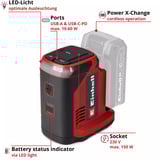 EINHELL Estación de energía de batería TC-ES 18/150/1 Li-Solo, Estación de carga 