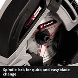 EINHELL Mini sierra circular a batería Power X-Change TE-CS 18/89 Li-Solo, 18Volt rojo/Negro