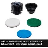 EINHELL Power X-Change Cepillo de superficie de batería PICOBELLA 18/90, 18 Voltios, Eliminador de malas hierbas rojo/Negro