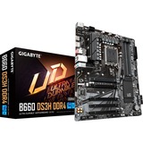GIGABYTE B660 DS3H DDR4 placa base Intel B660 LGA 1700 ATX Intel, LGA 1700, Intel® Celeron®, Intel® Core™ i3, Intel® Core™ i5, Intel® Core™ i7, Intel® Core™ i9, Intel® Pentium®, DDR4-SDRAM, 128 GB, DIMM