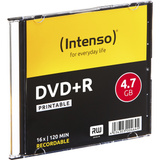 Intenso DVD+R 4.7GB, Printable, 16x 4,7 GB 10 pieza(s), DVDs vírgenes Printable, 16x, DVD+R, 120 mm, Imprimible, Caja de cd, 10 pieza(s), 4,7 GB