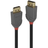 Lindy Cable DisplayPort 1.4, línea Anthra negro