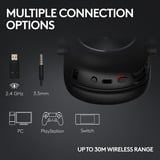 Logitech PRO X 2 LIGHTSPEED, Auriculares para gaming Magenta