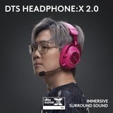 Logitech PRO X 2 LIGHTSPEED, Auriculares para gaming Magenta